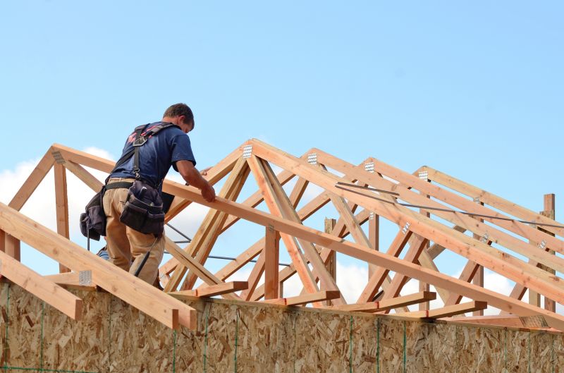 A Frame Roof Installation in Prince George County, VA