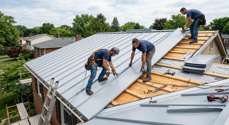 Aluminum Roof Installation in Dinwiddie, VA