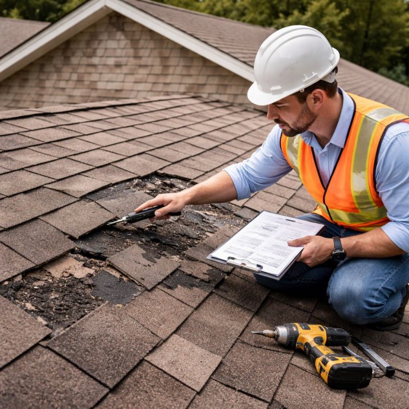 Asphalt Roof Inspection in Dinwiddie, VA