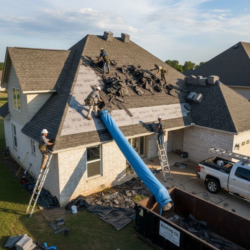 Asphalt Roof Replacement in New Kent County, VA