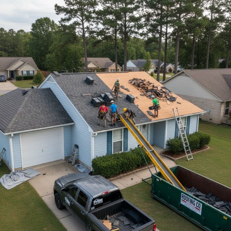 Asphalt Roof Replacement in New Kent County, VA