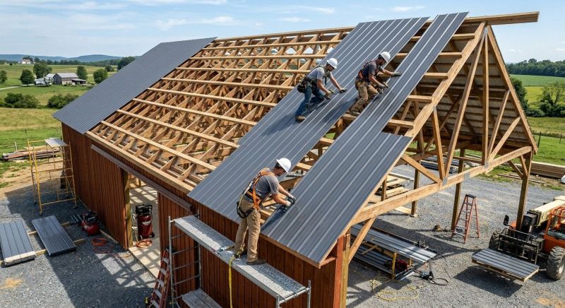 Barn Roof Construction in Prince George County, VA