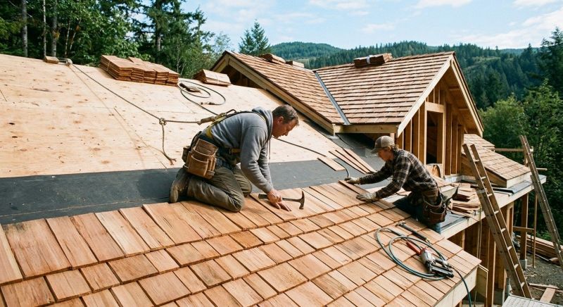Cedar Roof Installation in New Kent County, VA