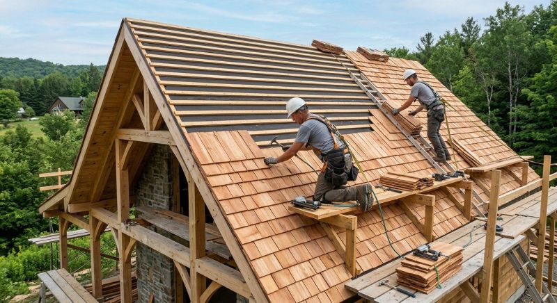 Cedar Roof Installation in New Kent County, VA