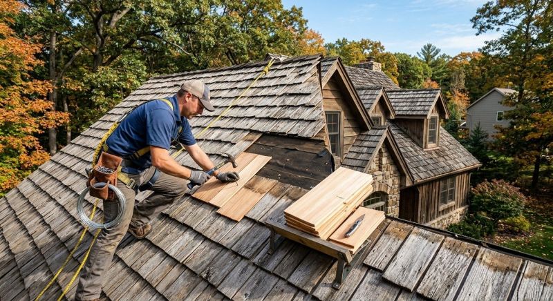 Cedar Shingles Repair in New Kent County, VA