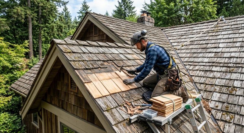 Cedar Shingles Repair in Prince George, VA