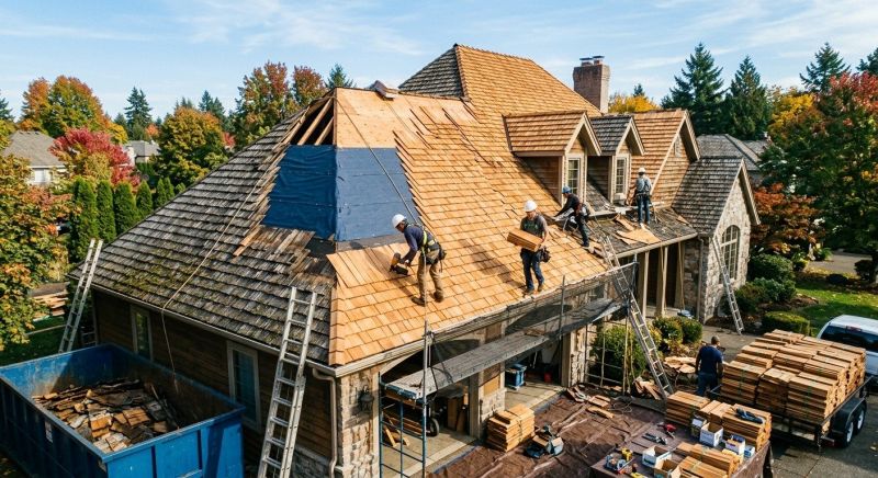 Cedar Shingles Replacement in New Kent County, VA