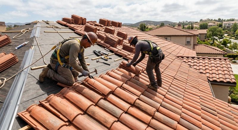 Clay Roof Installation in Charles City, VA