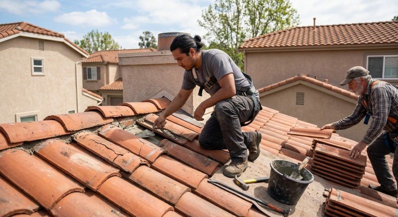 Clay Roof Leak Repair in Prince George County, VA