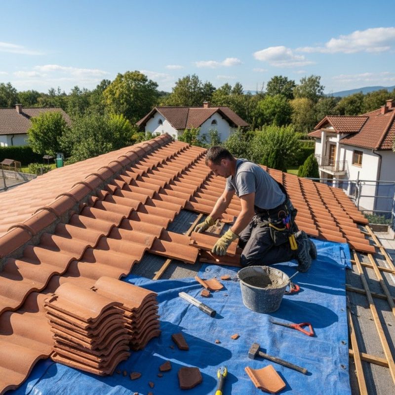Clay Roof Leak Repair in Prince George County, VA