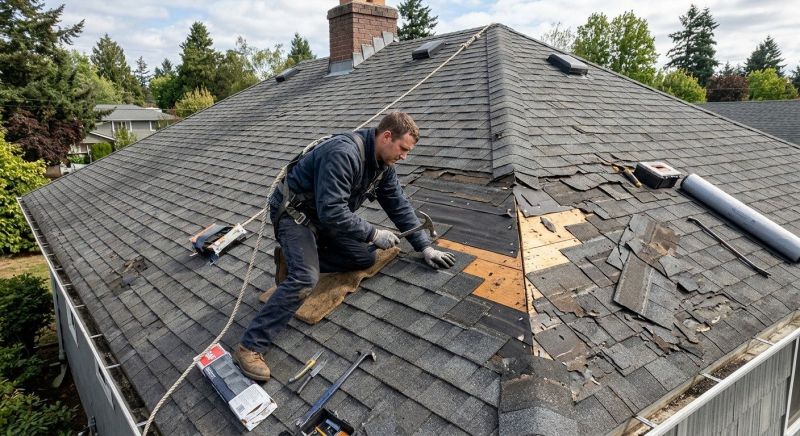 Damaged Roof Repair in Chester, VA