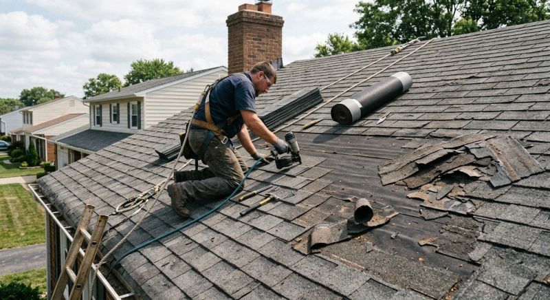 Damaged Roof Repair in Chesterfield, VA