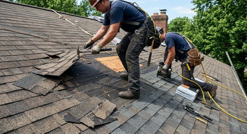 Damaged Roof Repair in Quinton, VA