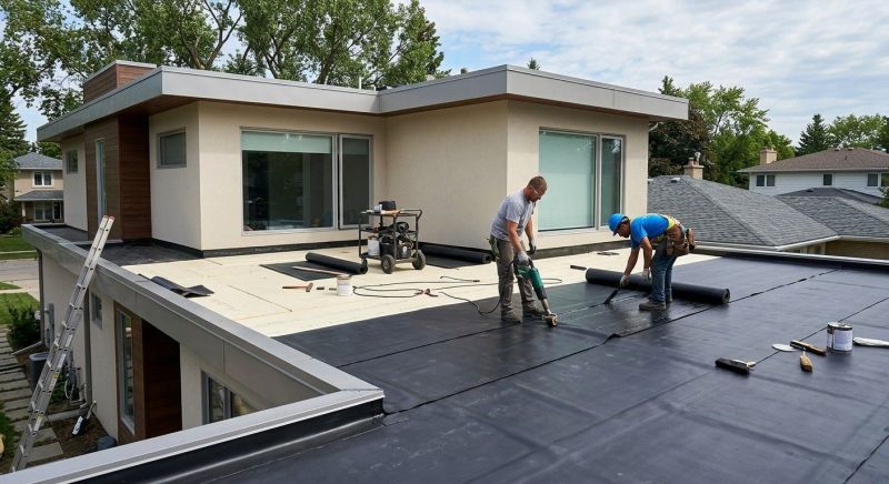 Flat Roof Installation in Dinwiddie County, VA