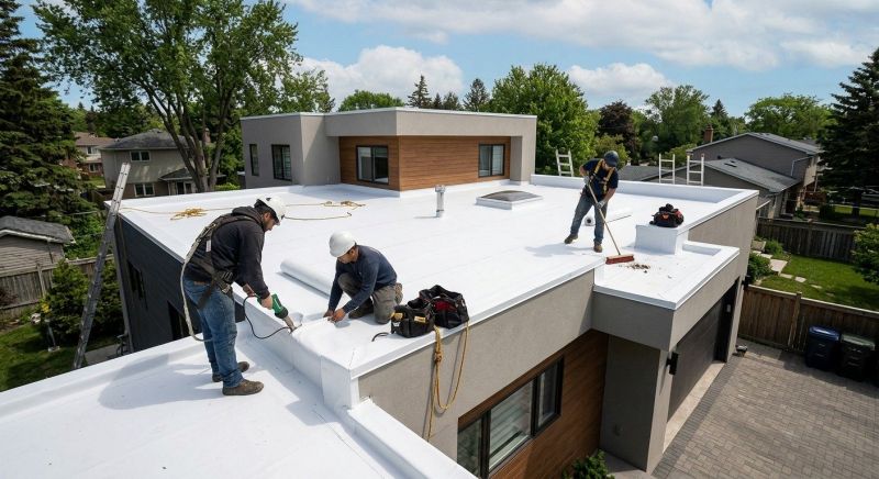 Flat Roof Installation in Disputanta, VA