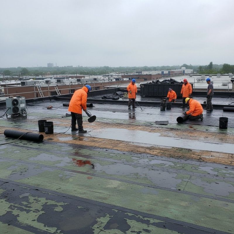 Flat Roof Repair in Disputanta, VA