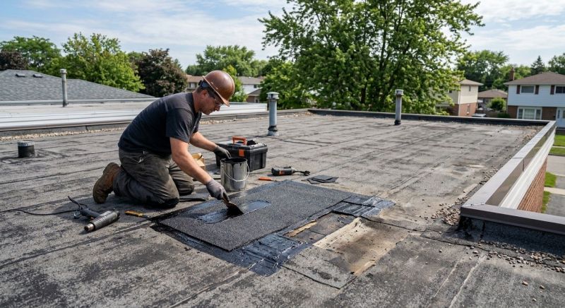 Flat Roof Repair in Quinton, VA