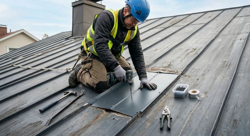 Galvanized Roof Repair in Prince George County, VA