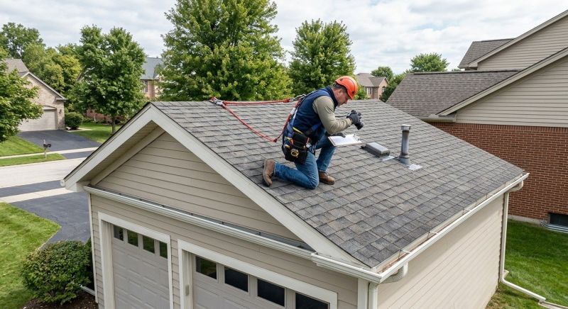 Garage Roof Inspection in Prince George County, VA