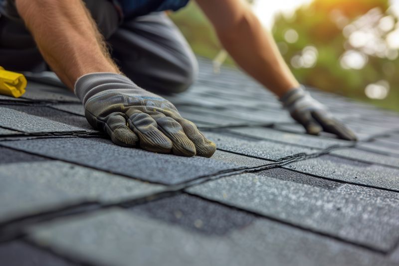 Hip Roof Shingle Repair in Prince George County, VA