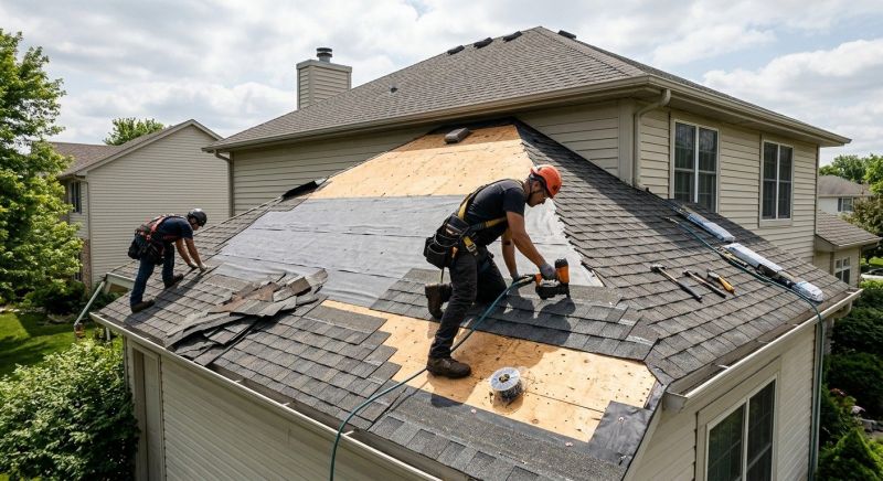 Hip Roof Shingle Replacement in Prince George County, VA