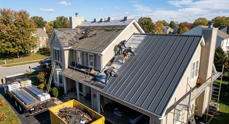 Metal Roof Replacement in Chesterfield, VA