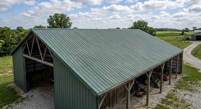 Pole Barn Roof Repair in Dinwiddie County, VA