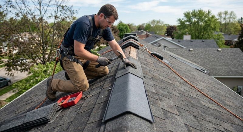 Ridge Cap Replacement in Prince George County, VA