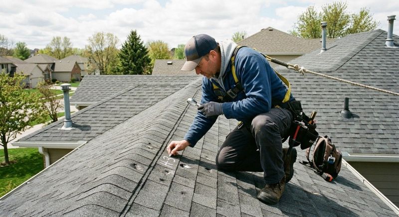 Roof Damage Inspection in Chesterfield, VA