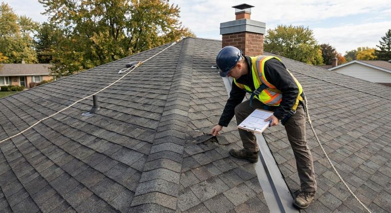 Roof Damage Inspection in Petersburg, VA