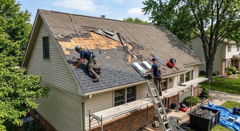 Roof Damage Repair in Charles City, VA