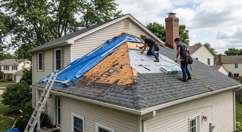 Roof Damage Repair in Prince George County, VA