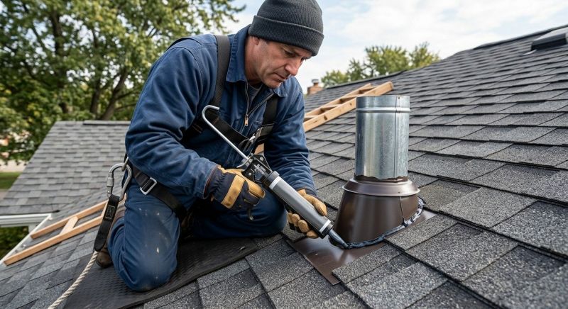 Roof Vent Flashing Repair in Prince George County, VA