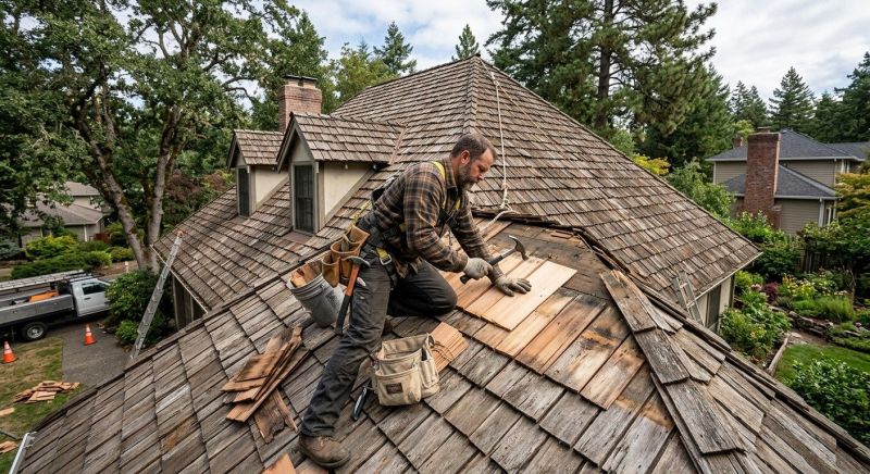 Shake Shingle Repair in Disputanta, VA