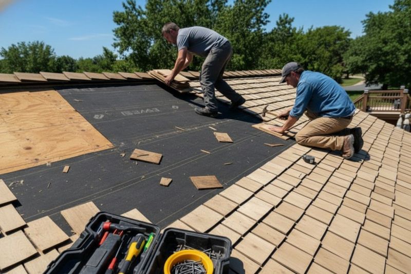 Shake Shingle Repair in Surry County, VA