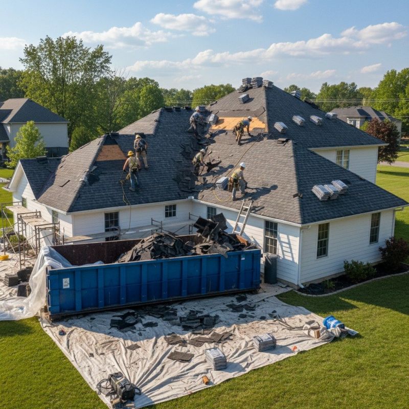 Shingle Roof Replacement in Surry County, VA