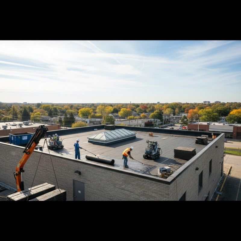 Single Ply Roof Replacement in Prince George, VA