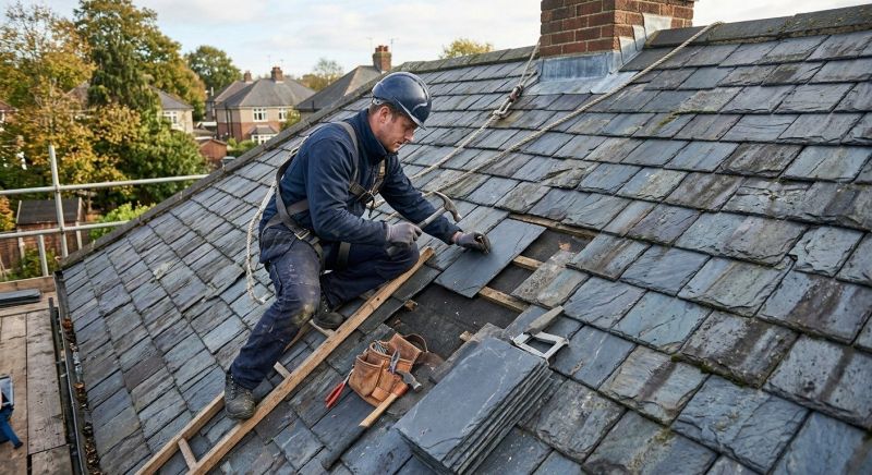 Slate Roof Leak Repair in Prince George County, VA