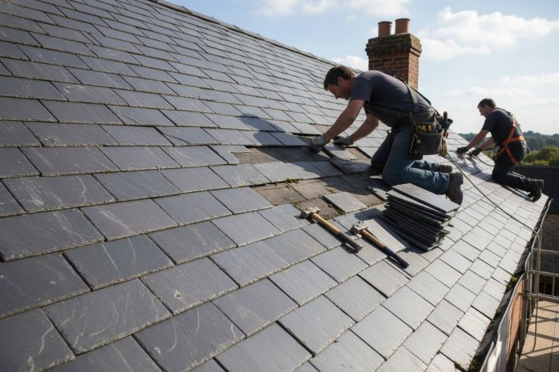Slate Roof Repair in Dinwiddie, VA
