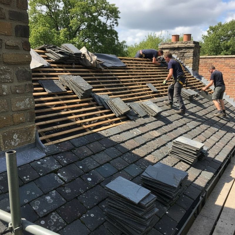 Slate Roof Replacement in Prince George County, VA