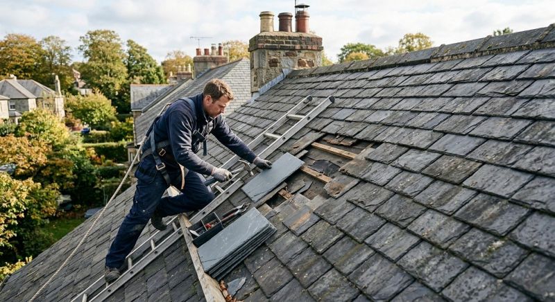 Slate Shingles Repair in Charles City, VA