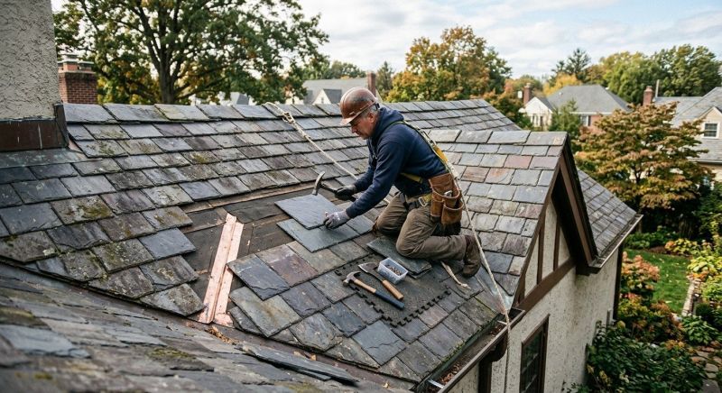 Slate Shingles Repair in Disputanta, VA