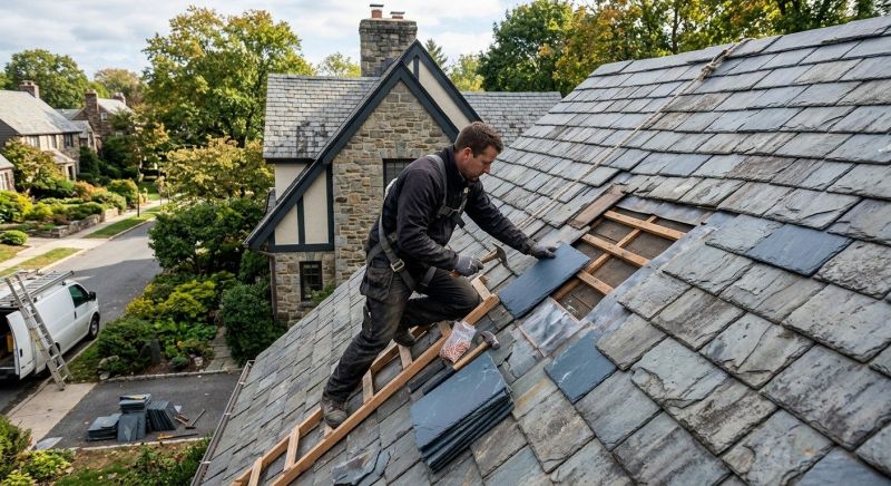 Slate Shingles Repair in Prince George County, VA
