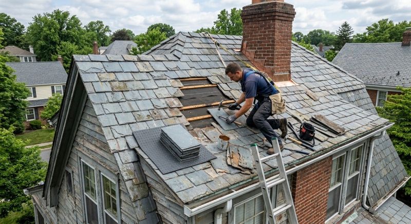 Slate Shingles Repair in Petersburg, VA