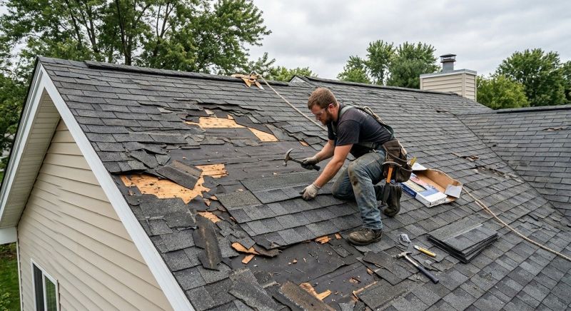 Storm Damage Roof Repair in Prince George County, VA