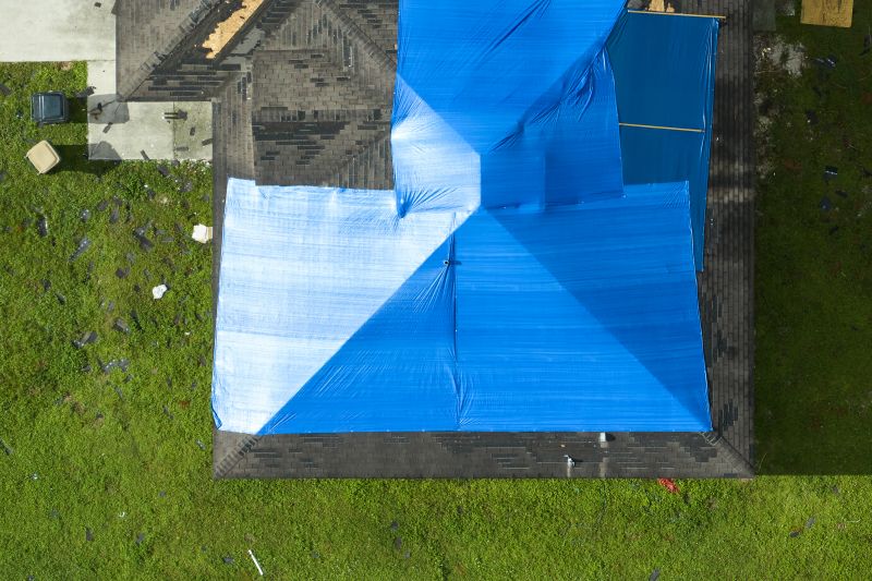 Storm Damage Roof Tarping in Prince George County, VA
