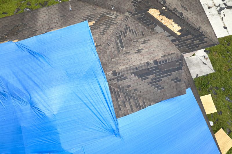 Storm Damage Roof Tarping in Prince George County, VA
