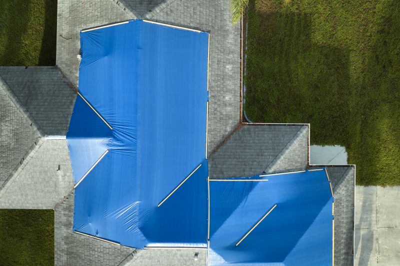 Storm Damage Roof Tarping in Prince George County, VA