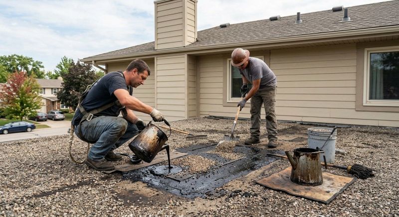 Tar And Gravel Roof Repair in Charles City County, VA