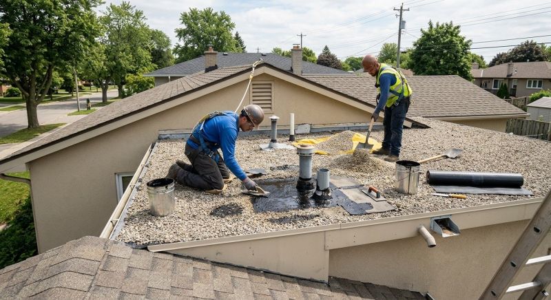 Tar And Gravel Roof Repair in Disputanta, VA
